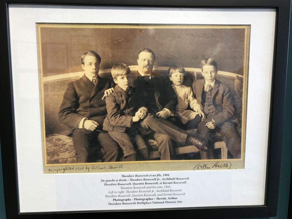Teddy Roosevelt and sons